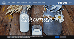 Desktop Screenshot of euromilk.sk